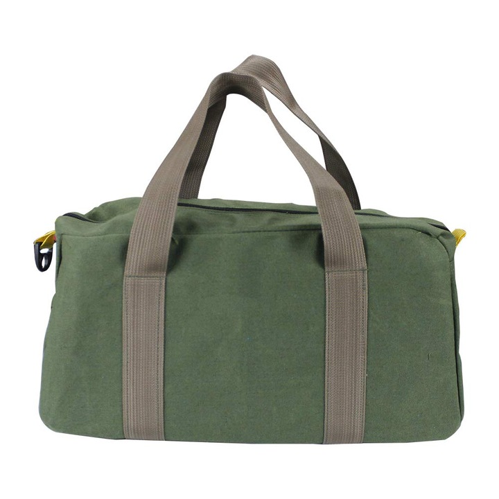 Geanta multifunctionala din panza pentru unelte, impermeabila, verde, dimensiune L, 40x15x22cm