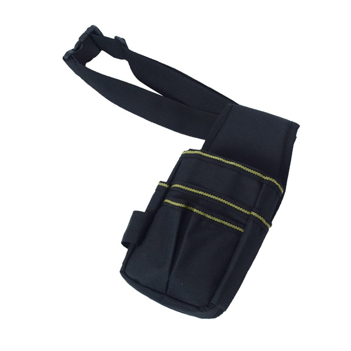 Szerszámtáska, 900D, vízálló, állítható pánttal, villanyszerelőknek, 1 darab