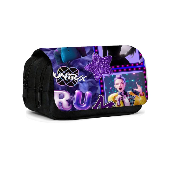 Несесер, голям капацитет, дизайн с две отделения, полиестер, многоцветен