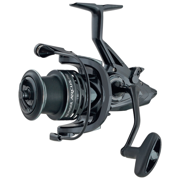 Mulineta Konger Arcus Pro Carp & Feeder 840 FSS marimea 4000 cu baitrunner pentru crap, feeder, stationar, 7+1 rulmenti, frana maxima 7kg