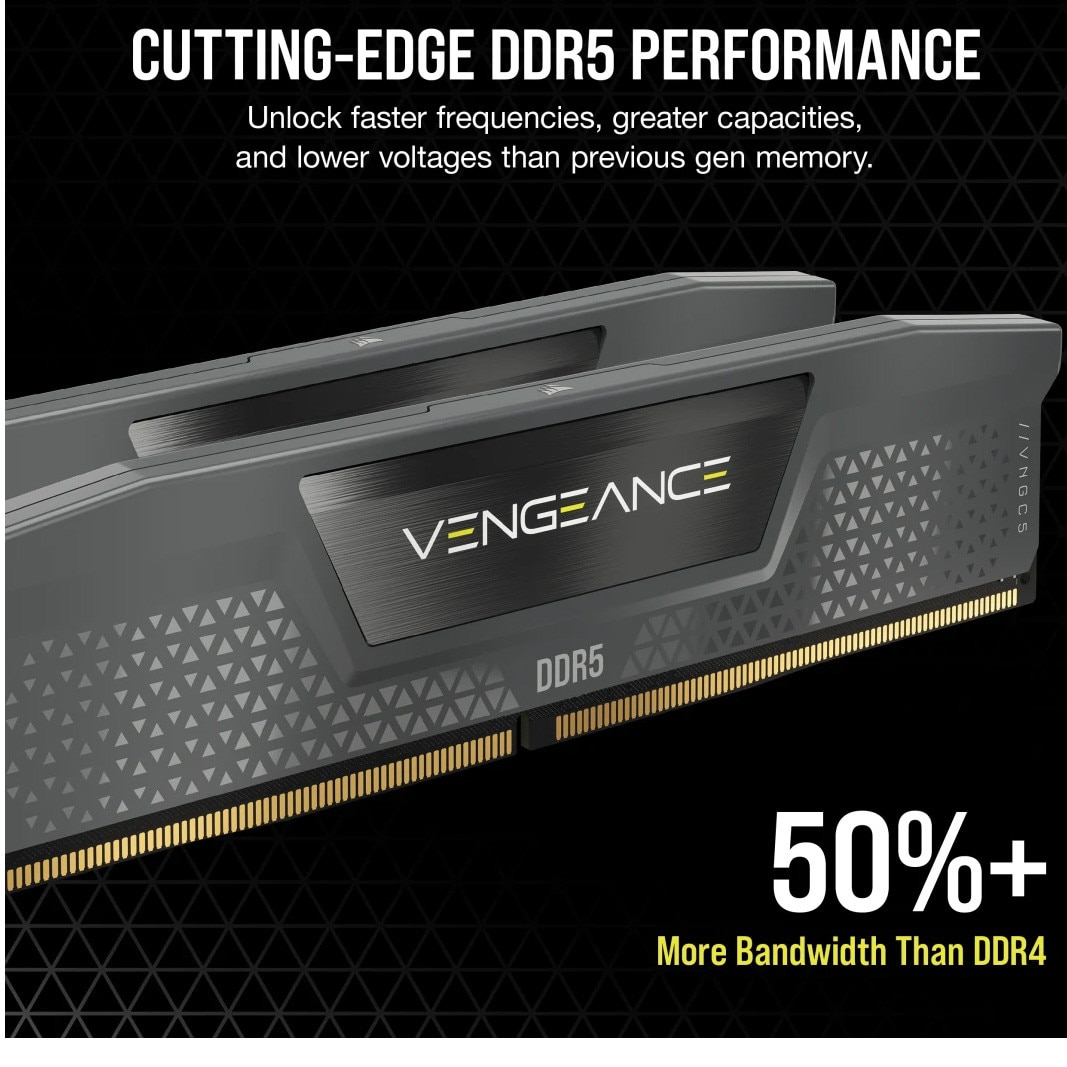 Memorie RAM Corsair VENGEANCE® 32GB (2x16GB) DDR5, 6000MT/s, AMD