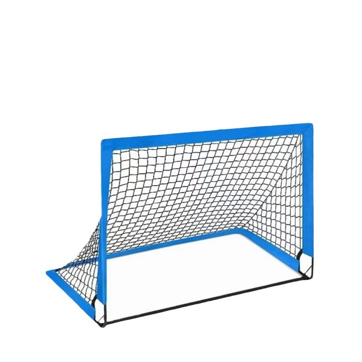 Футболна врата TodyJeyHo, 4'x3', издръжлива, лесна за сглобяване, за тренировки на открито, 90x120см