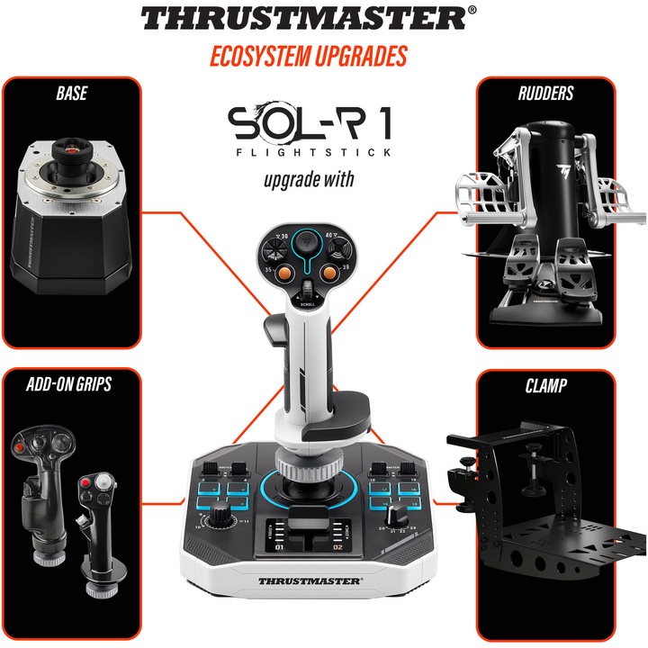Joystick Thrustmaster SOL-R 1 Flightstick pentru PC
