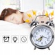 Мощен будилник за хора, които спят дълбоко, ретро дизайн с двойна камбанка, безшумен кварцов механизъм, 3-инчов будилник, с подсветка, силен звук, за спални и нощни шкафчета