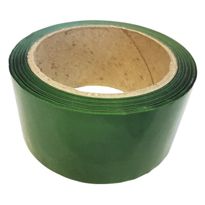 Banda adeziva verde 48mm x 66m, impermeabilă, pentru ambalare