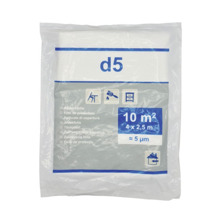 Folie de protectie HDPE transparenta 4x2, 5 m