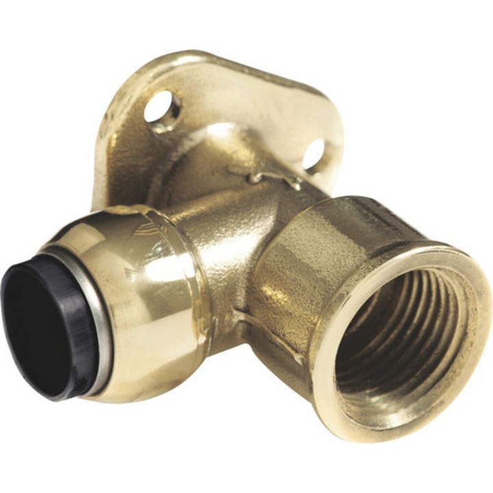 Cot 90 prindere perete SharkBite, alama, 1/2" x 15 mm