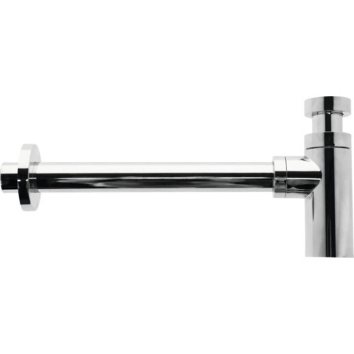 Sifon pentru lavoar, crom, 1 1/4 inch, plastic