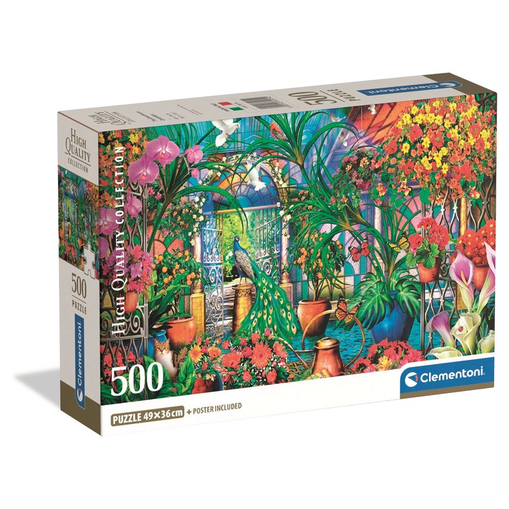 Puzzle 500 darabos Clementoni - Az üvegház gondozói (Clementoni-35579)