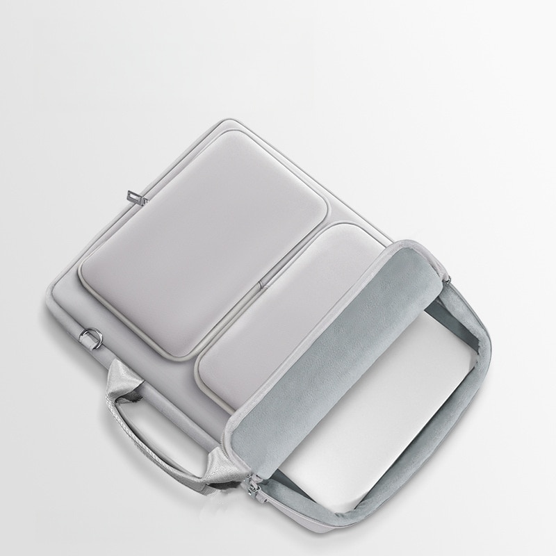 Geanta laptop, 15, 6 inci, impermeabila, durabila, respirabila, eleganta, 43x32x3 cm, gri