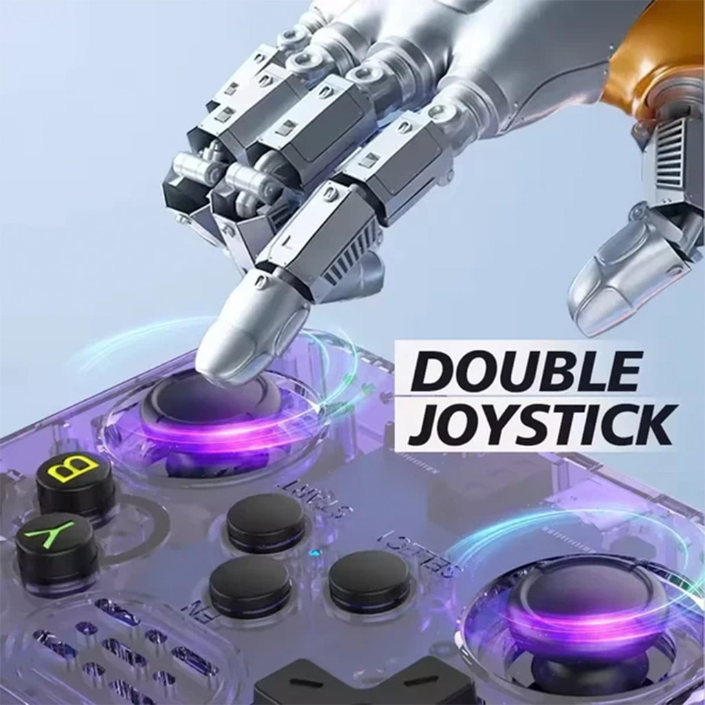 Consola de jocuri portabila retro R36S cu sistem de operare Linux