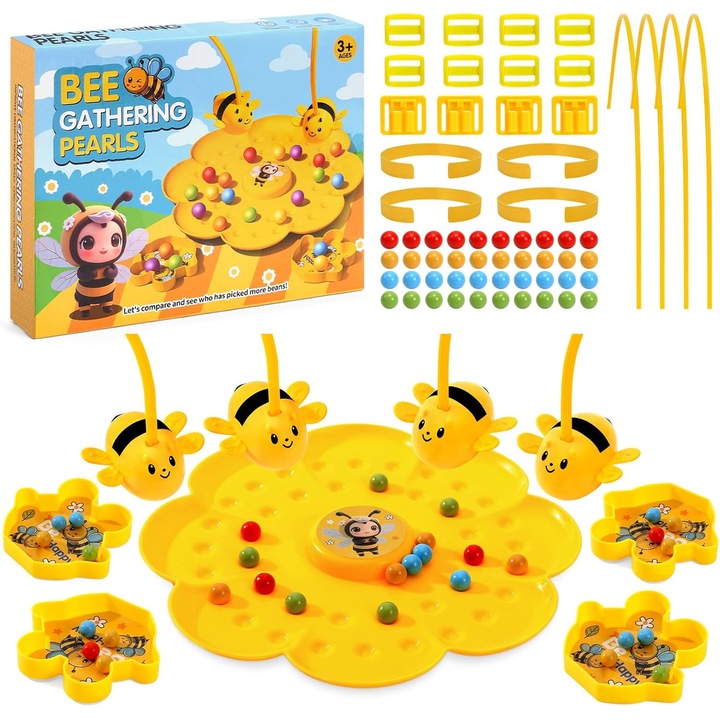Joc magnetic cu albine pentru copii – dezvolta coordonarea, interactiunea si distractia in familie