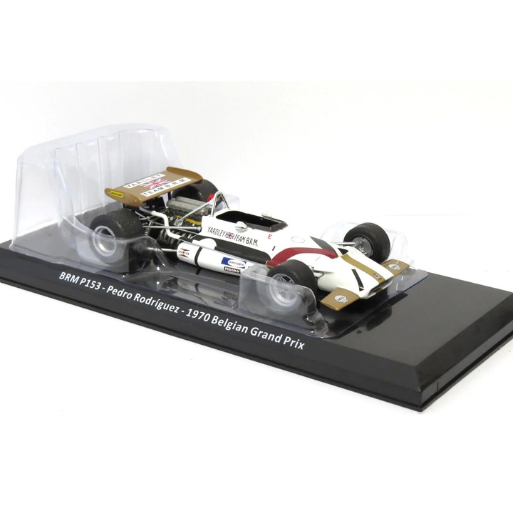 Macheta Formula 1 BRM P153 Pedro Rodriguez 1970 Belgian Grand Prix - 1/24 Altaya