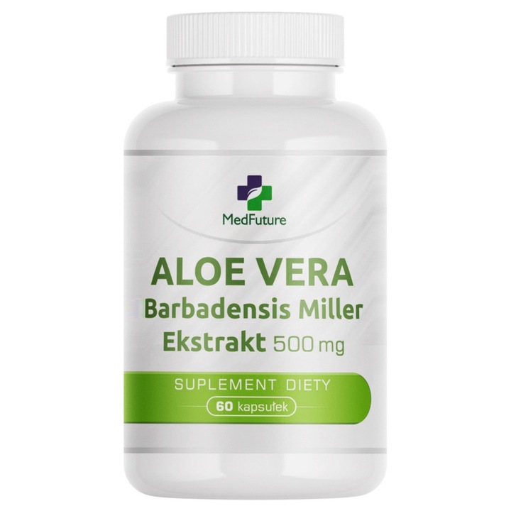 MedFuture, Aloe Vera, 500mg, 60 capsule, extract pur