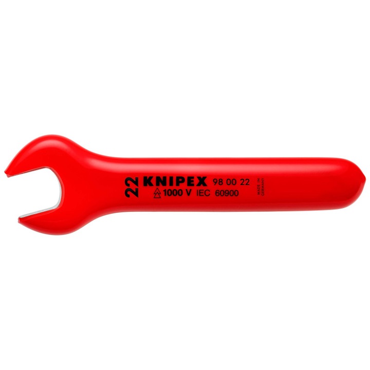 Knipex villáskulcs, króm-vanádium acél, 1000V szigetelt