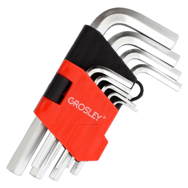 Set chei imbus GROSLEY 9 piese 1, 5-10mm
