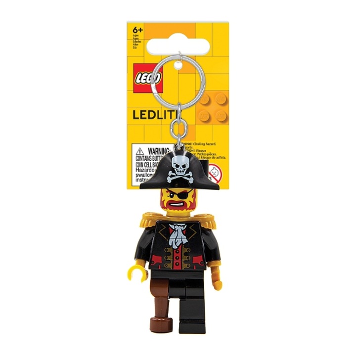 LEGO® - Breloc cu lanterna LED, Capitanul Brickbeard