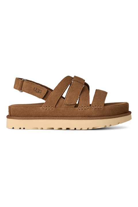 UGG, Goldenstar Gleam nyersbőr szandál, Karamellbarna
