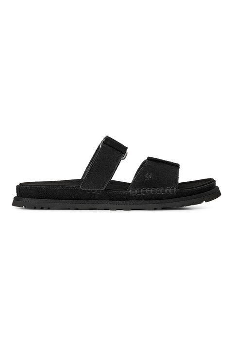 UGG, GoldenGaze nyersbőr papucs, Fekete, 38