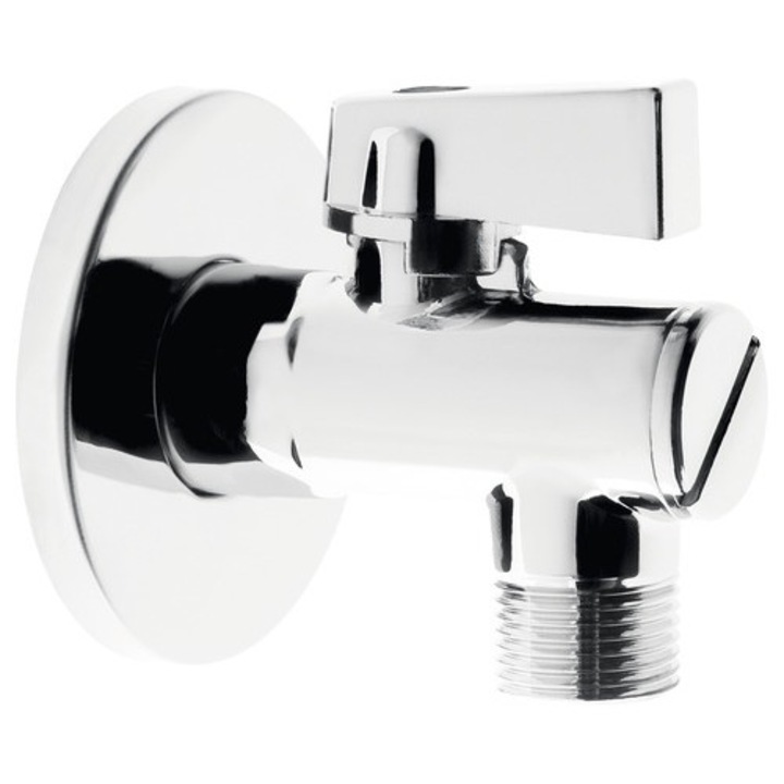 Robinet masina de spalat / coltar cu bila si filtru 1/2”x3/4”, alama