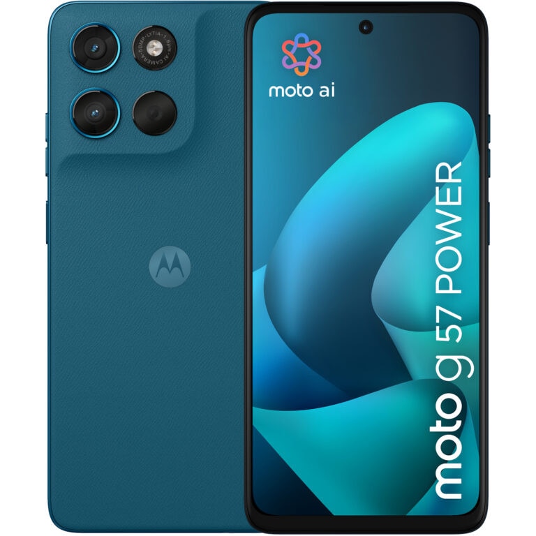 Telefon mobil Motorola G57 Power, Dual SIM, 256GB, 12GB RAM, 5G, Pantone Corsair