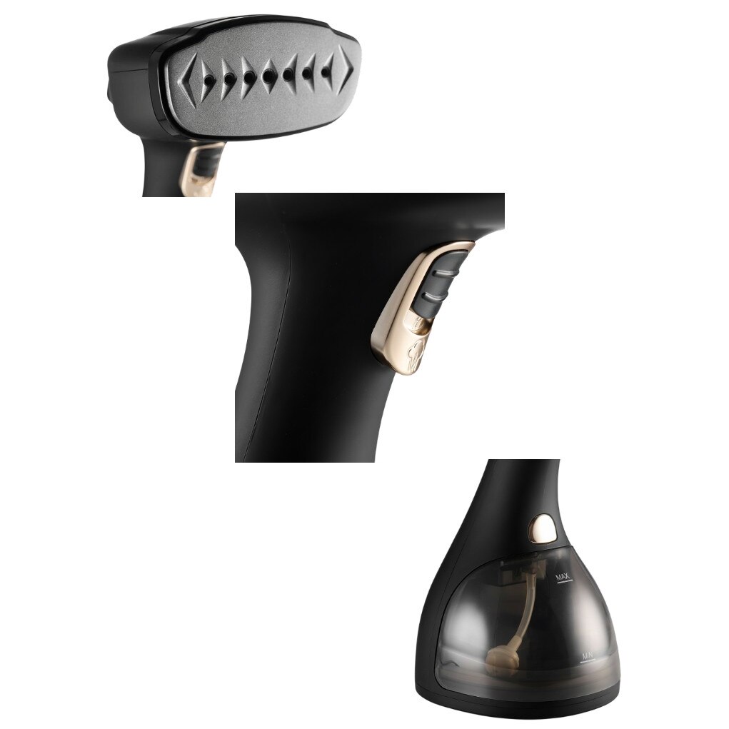 Aparat de calcat vertical, 1500 W, 260 ml rezervor, 800 g greutate, 25 g/min. debit abur