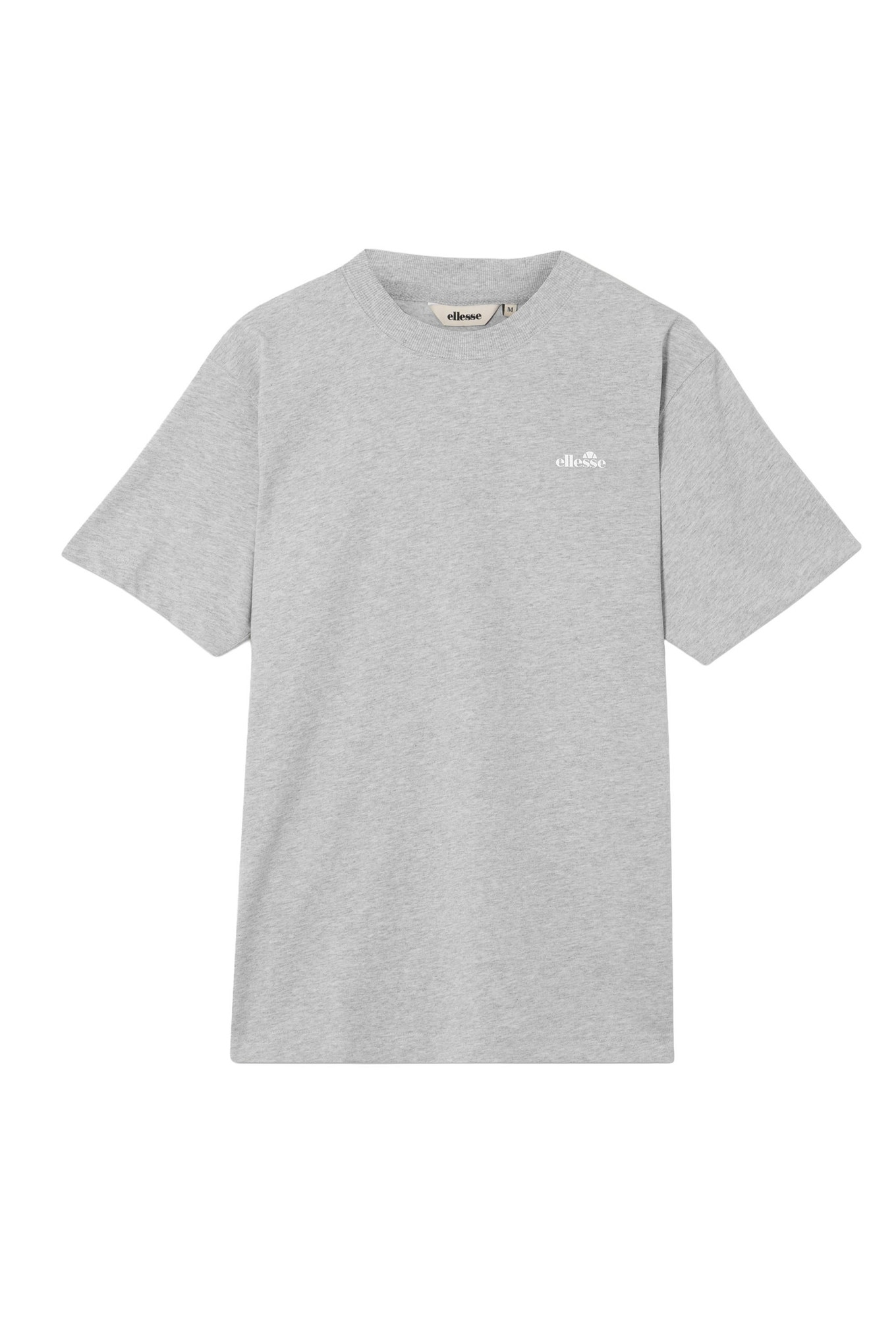 ELLESSE, Tricou cu detaliu logo Acciano, Gri deschis, L