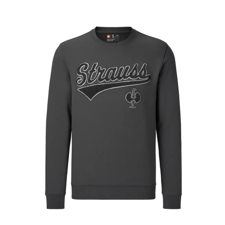 Bluza Engelbert Strauss Epic, bumbac/poliester, calduroasa, Gri M