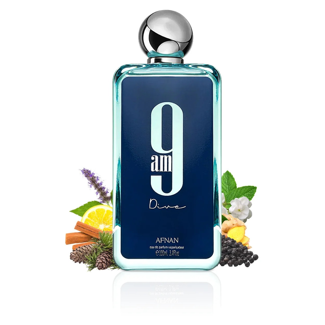 アフナン AFNAN 9AM ダイブ EDP 100ml Afnan 9AM Dive Apa De Parfum 100ml Unisex – Parfum Fresh Acvatic