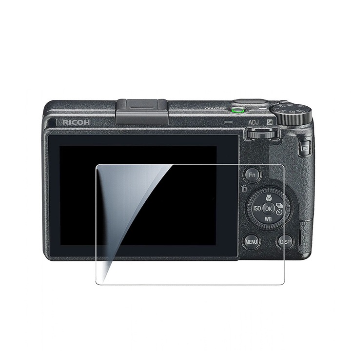 Защитно фолио от закалено стъкло 2.5D 9H, PULUZ, за Ricoh GR III
