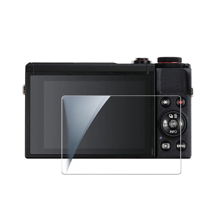 Fólia, Edzett Üveg 2.5D 9H, PULUZ, Canon EOS 850D, EOS M200 és PowerShot G7 X Mark III fényképezőgépekhez