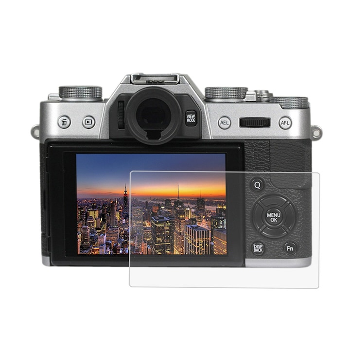 Folie Protectie Sticla Securizata 2.5D 9H, PULUZ, pentru Fujifilm X-A1, X-A2, X-M1, X30, X-T20, X-T30, X-T100, X-E3