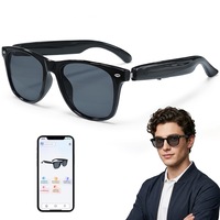 Ochelari de Soare Smart, SDLOGAL®, Ochelari inteligenti cu traducere AI, Bluetooth, Interpretare in 138 de Limbi, Standby 6Hrs, Control Tactil Inteligent, Redare muzica, Fotografiere, Asistent Vocal, Lentila Negru, Protectie UV, Unisex, Negru