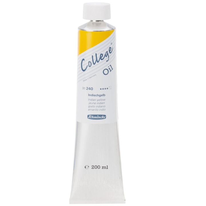 Culoare ulei College 200 ml - Schmincke, 31240015 Indian yellow 200 ml - College