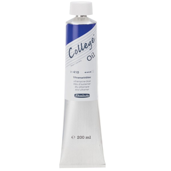 Culoare ulei College 200 ml - Schmincke, 31410015 Ultramarine blue 200 ml - College