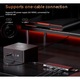 Мини компютър, Minis Forum, AMD Ryzen 9 8945HS, 32GB RAM DDR5, 2TB SSD KC3000, RADEON 780M, Windows 11 Pro, Port Oculink eGPU, 2x USB4, 2x LAN 2.5G, WiFi 6E, Поддръжка за 4 монитора 8K, черен