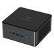 Мини компютър, Minis Forum, AMD Ryzen 9 8945HS, 32GB RAM DDR5, 2TB SSD KC3000, RADEON 780M, Windows 11 Pro, Port Oculink eGPU, 2x USB4, 2x LAN 2.5G, WiFi 6E, Поддръжка за 4 монитора 8K, черен