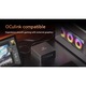 Мини компютър, Minis Forum, AMD Ryzen 9 8945HS, 32GB RAM DDR5, 2TB SSD KC3000, RADEON 780M, Windows 11 Pro, Port Oculink eGPU, 2x USB4, 2x LAN 2.5G, WiFi 6E, Поддръжка за 4 монитора 8K, черен