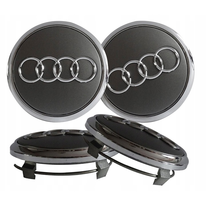 Audi Jelvény 78 mm, 4 darabos készlet, Grafit
