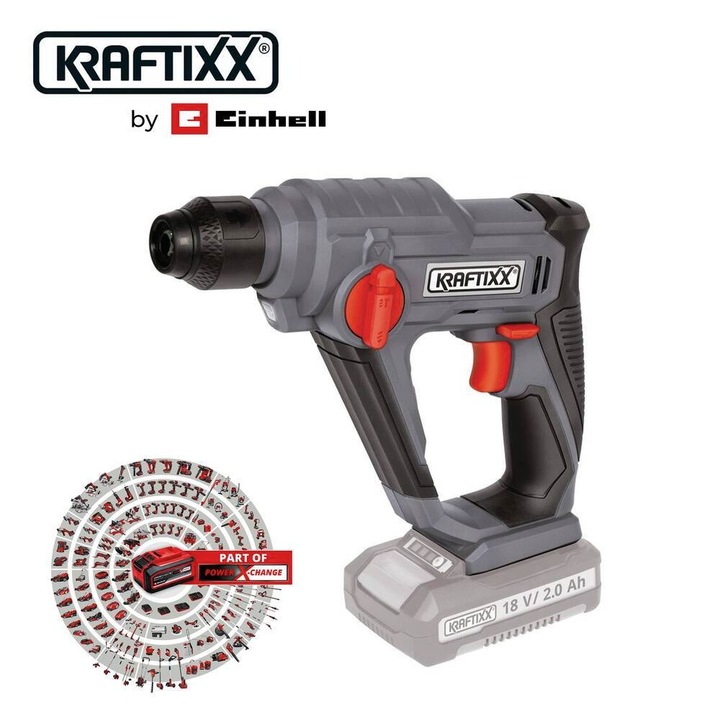 Masina de gaurit si insurubat (bormasina) Kraftixx Einhell KX-BH 18 Li-Solo