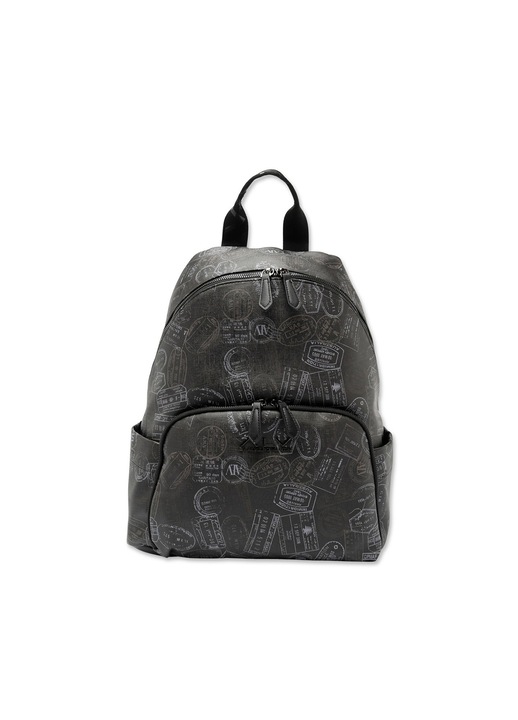 by Alviero Martini, Rucsac din piele ecologica cu model Nomade, Negru