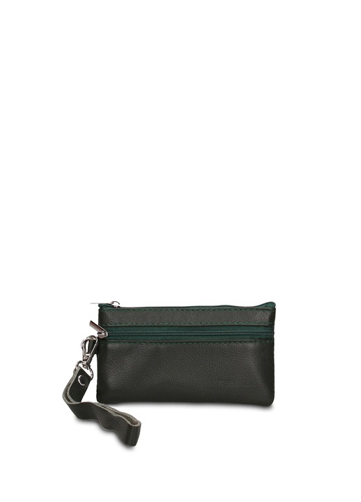 Chiara Ferretti, Portmoneu din piele cu bareta detasabila pentru incheietura Seraphina Nova, Verde padure