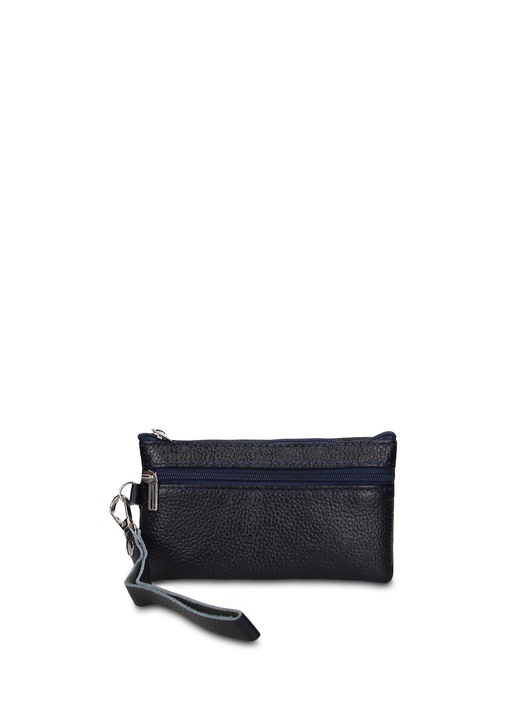 Chiara Ferretti, Portmoneu din piele cu bareta detasabila pentru incheietura Seraphina Nova, Albastru inchis