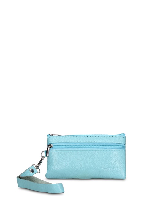 Chiara Ferretti, Portmoneu din piele cu bareta detasabila pentru incheietura Seraphina Nova, Azur