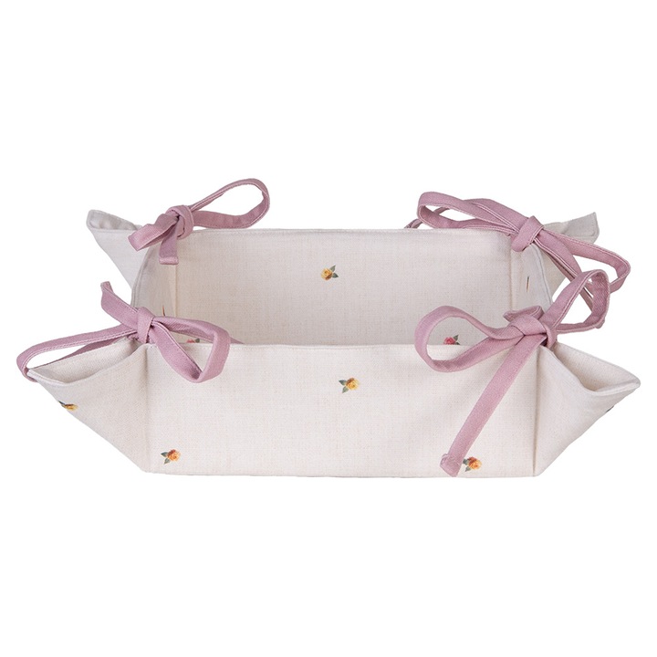 Cos paine Paste bumbac multicolor 35x35x8 cm