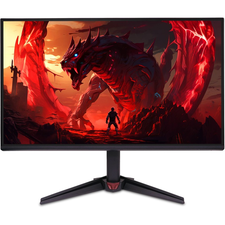 Монитор 23.8'' Acer Nitro VG240Y W3, LED, IPS, 1920 x 1080, 2 x HDMI 2.0, 1 x DisplayPort 1.4, 1 x Audio Out, Вградени високоговорители 2 x 2W