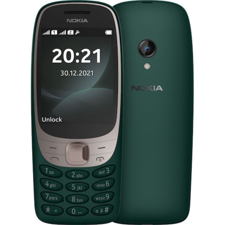 Telefon Nokia 6310 verde dual sim model 2024 TA-1607 CARD 8GB