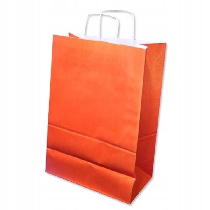 Punga de cadou din hartie, Neopak, Orice ocazie, Material Hartie, 305 mm x 170 mm x 425 mm, Culoare Portocaliu