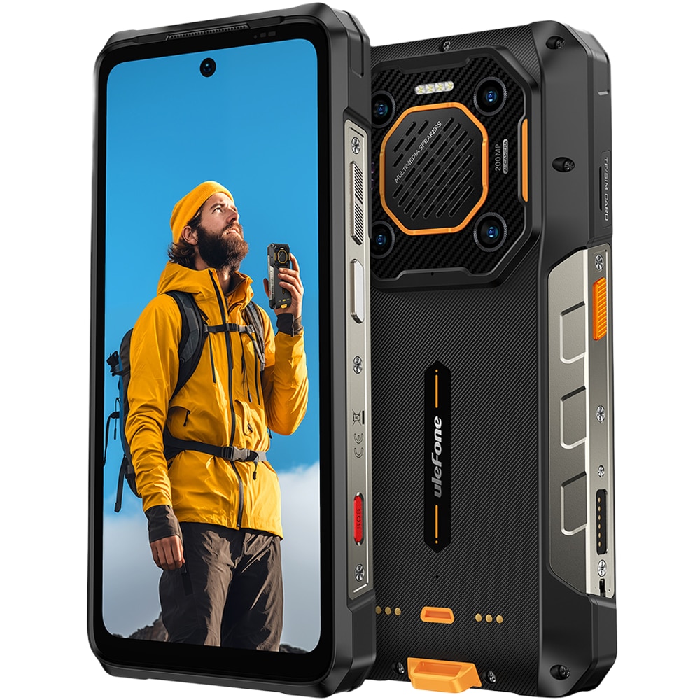 Telefon mobil Ulefone Armor 26 Ultra, 5G, Dual SIM, 6.78-inch 120Hz IPS, Octa-Core Dimensity 8020, 12GB RAM / 512GB, NFC, 15600mAh, 120W, IP68/IP69K, Android 13