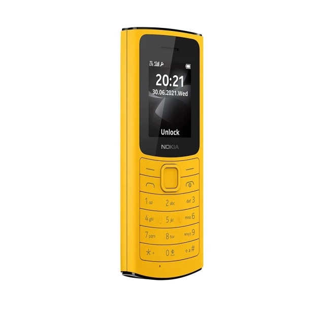 Telefon mobil Nokia 110 4G, Dual SIM, Yellow